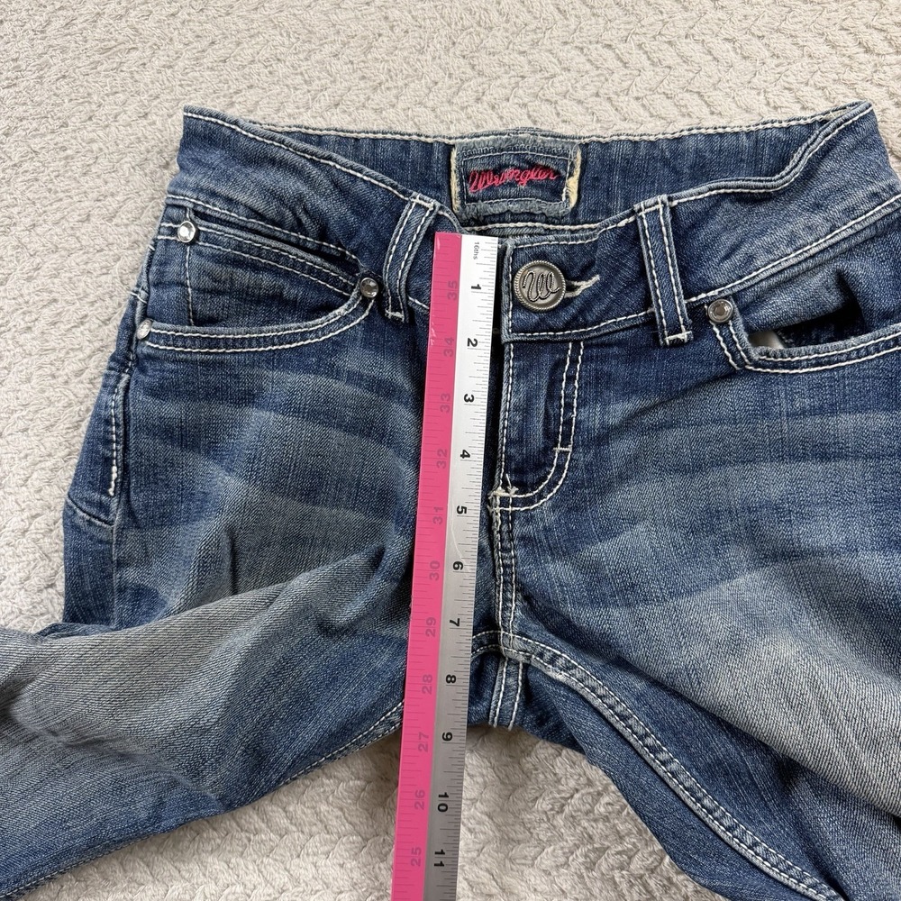 Wrangler Denim Cowgirl Jeans‎ Tall Juniors 1/2X34 (27x34) Flap Pocket Western - Picture 11 of 16